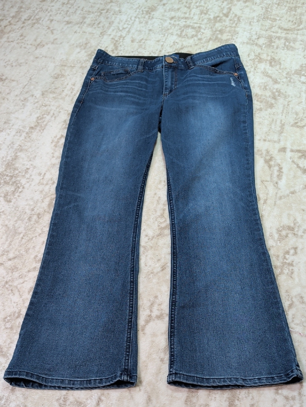 Democracy Dark Blue Wide Leg Jeans